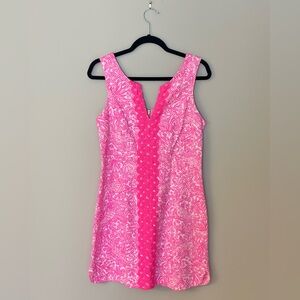 Lilly Pulitzer X Target Pink Shift Dress, size 8